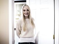 Passionate Blonde Babe Pleases Her Stepdad In Bed photos (Kenna James)